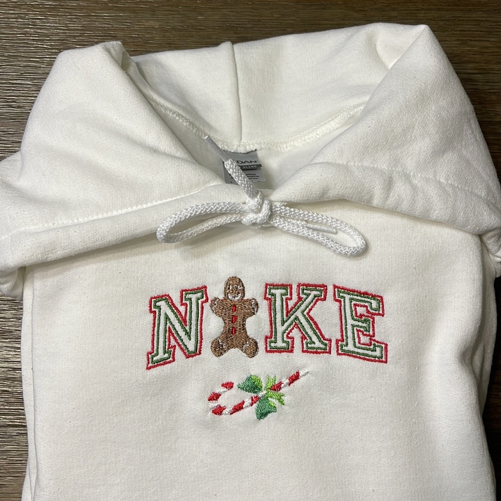 NIKE Embroidered Holiday Hoodie